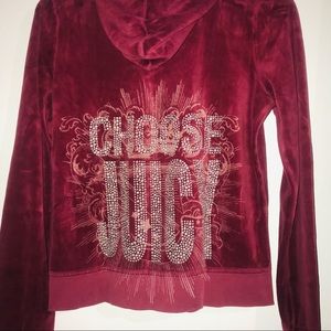 😻 Juicy Couture Velour Track Zip-Up